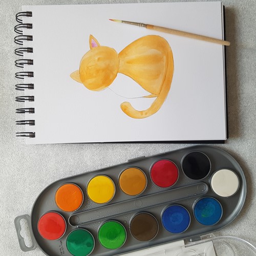 Waterverfset Bruynzeel Kids set 12 kleuren 1 Stuk-1