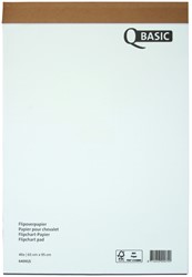 Flipoverpap Qbasic 65x95cm blanco/ruit 74gr 1 Stuk