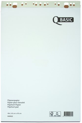 Flipoverpap Qbasic 65x95cm blanco/ruit 74gr 1 Stuk-2