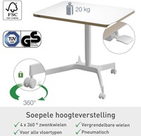 Zit-Sta bureau Leitz Ergo compact 1 Stuk-3