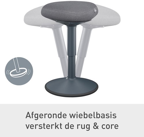 Actieve zitkruk Leitz Ergo met comfortzitting 1 Stuk-4
