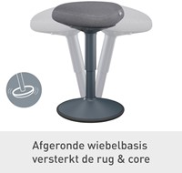 Actieve zitkruk Leitz Ergo met comfortzitting 1 Stuk-10
