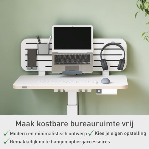 Bureau ophangbord Leitz Ergo met laptophouder 1 Stuk-6