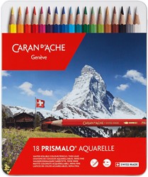 Kleurpotlood Caran d Ache Prismalo 18st ass 18 Stuk