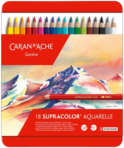 Kleurpotlood Caran d Ache Supracolor 18st ass 18 Stuk