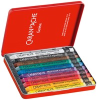 Waskrijt Caran d Ache neocolor II 10st ass 10 Stuk-2