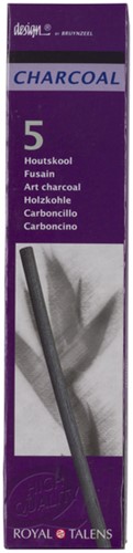 Houtskool Bruynzeel Design set 5 stuks 5 Stuk