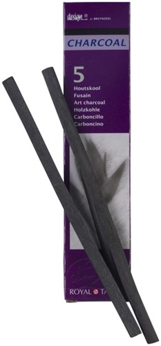 Houtskool Bruynzeel Design set 5 stuks 5 Stuk-3