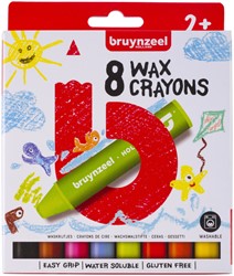 Waskrijt Bruynzeel Kids Pocoyo 8st assorti 8 Stuk