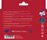 Waskrijt Faber-Castell driehoekig ass 12 Stuk-3