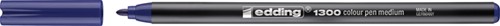 Fineliner edding 1300 M blauw 1 Stuk