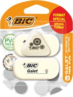 Gum Bic Galet pvc vrij 3 formaten 3 Stuk