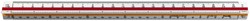 Reductieschaalstok rOtring  3kntig architect 30cm 1 Stuk