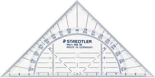 Geodriehoek Staedtler 568 160mm 1 Stuk-2