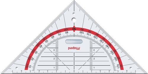 Geodriehoek Maped Technic 16cm 1 Stuk-2