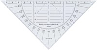 Geodriehoek Aristo 1550 160mm flexibel onbreekbaar 1 Stuk
