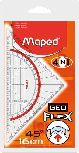 Geodriehoek Maped Geo-Flex 16cm 1 Stuk