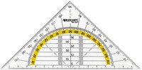 Geodriehoek Westcott 14cm transparant 1 Stuk-2