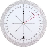 Koershoekmeter Kangaro kunststof 126mm transparant 1 Stuk-2