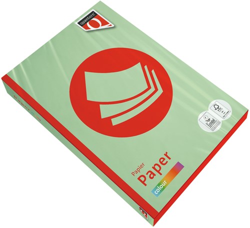 Kopieerpapier Quantore Colour A4 160gr appelgroen 250 Vel