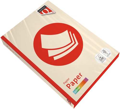 Kopieerpapier Quantore Colour A4 160gr creme 250 Vel