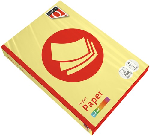 Kopieerpapier Quantore Colour A4 120gr geel 250 Vel