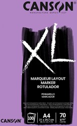 Markerpapier Canson XL Marker 70gr A4 extra wit 100 Vel