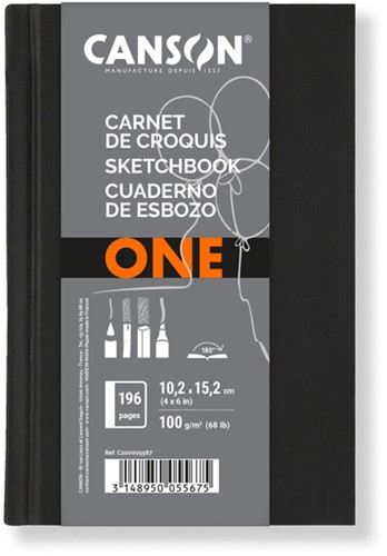 Schetsboek Canson Art Book One hardcover 102x152mm 1 Stuk