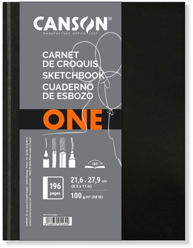 Schetsboek Canson Art Book One hardcover 216x279mm 1 Stuk