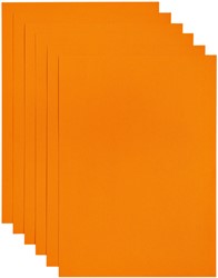 Kopieerpapier Papicolor A4 200gr oranje 6 Vel