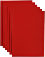 Kopieerpapier Papicolor A4 200gr rood 6 Vel