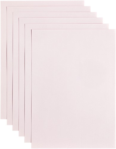 Kopieerpapier Papicolor A4 200gr lichtroze 6 Vel