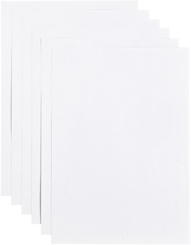Kopieerpapier Papicolor A4 220gr kraft wit 6 Vel