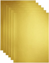 Kopieerpapier Papicolor A4 120gr goud 6 Vel