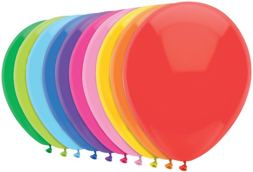 Ballonnen gekleurd 20 stuks 30 cm 20 Stuk