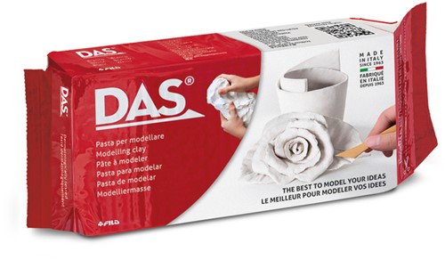 Boetseerklei DAS luchthardend 500 gram wit 1 Stuk