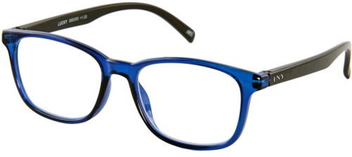 Leesbril I Need You +1.00dpt Lucky blauw-zwart 1 Stuk-2