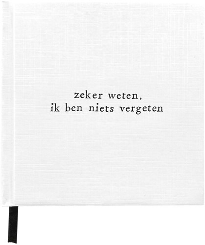 NOTITIEBOEK IKPAKJEIN ZEKER WETEN IK.... 1 Stuk