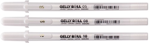 Gelschrijver Sakura Gelly Roll Classic 3 breedtes 3 Stuk