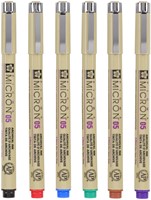 Fineliner Sakura Pigma Micron 05 basic 6 kleuren 6 Stuk-3