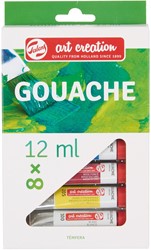 Gouache Talens Art Creation set 8 kleuren 8 Stuk