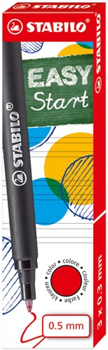 Rollerpenvulling STABILO Easyoriginal M 3st rood 1 Stuk