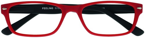 Leesbril I Need You +1.00dpt Feeling rood-zwart 1 Stuk