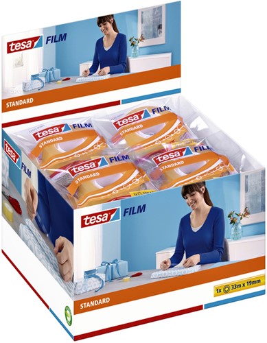 Plakband tesafilm Standaard 33mx19mm transparant 1 Stuk-2