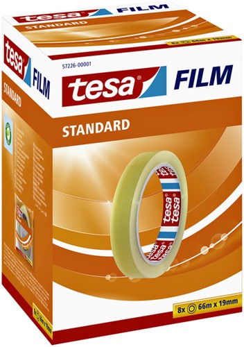 Plakband tesafilm Standaard 66mx19mm transparant 1 Stuk-2