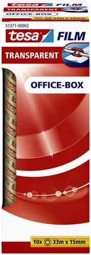 Plakband tesafilm 33mx15mm transparant 10 Stuk-2