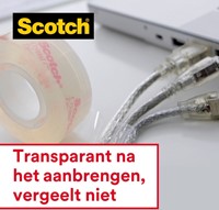 Plakband Scotch Crystal 600 19mmx66m transparant 1 Stuk-3