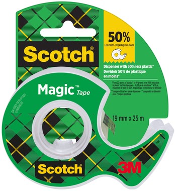 Plakband Scotch Magic 810 19mmx25m + plakband 1 Stuk