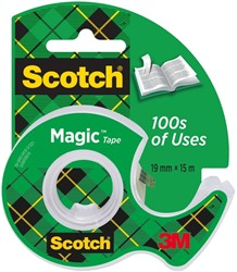 Plakband Scotch Magic 810 19mmx15m + plakbandh 1 Stuk