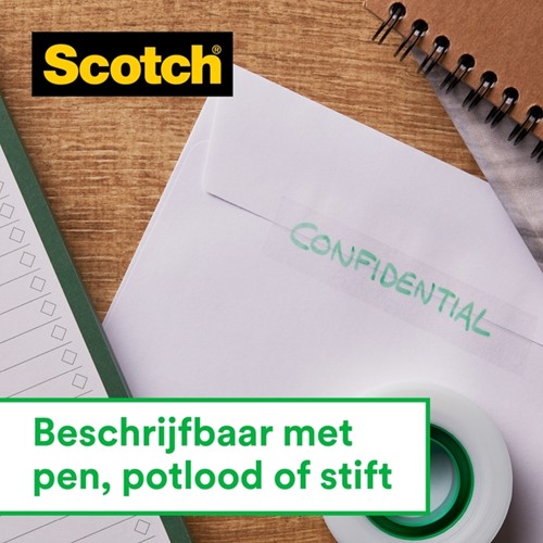 Plakband Scotch Magic 810 19mmx33m mat 12+2 14 Stuk-2
